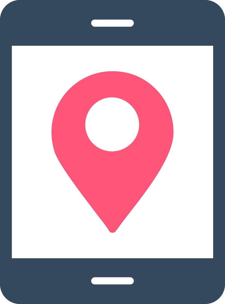 ícone plano de localização vetor