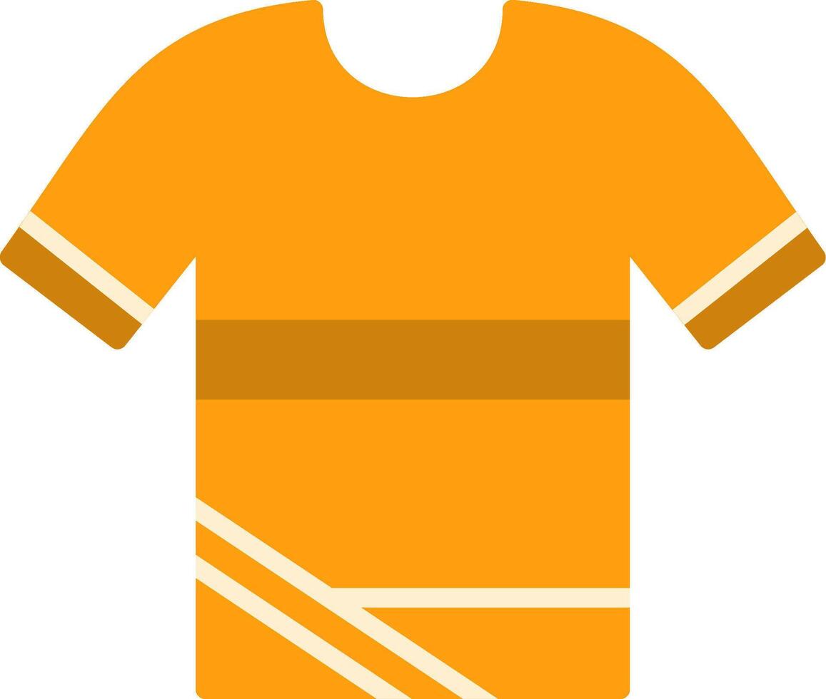 ícone plano de camisa vetor