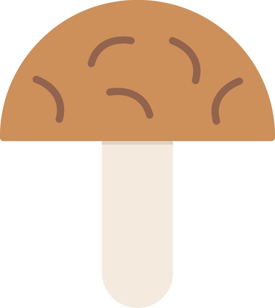 cogumelos plano ícone vetor