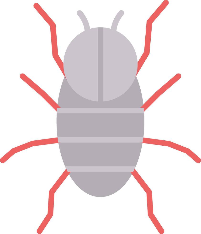ícone plano de aranha vetor