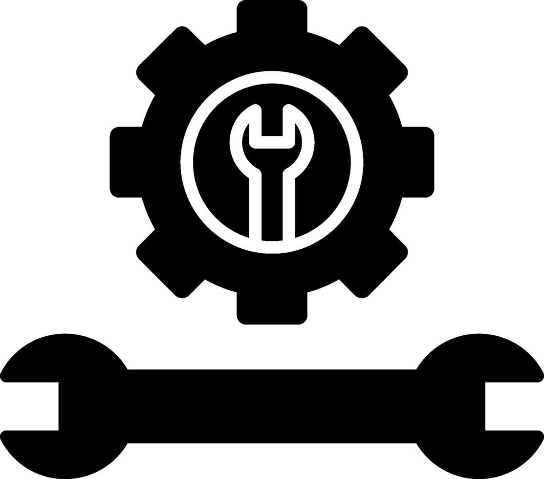 ícone de glifo de ferramentas vetor