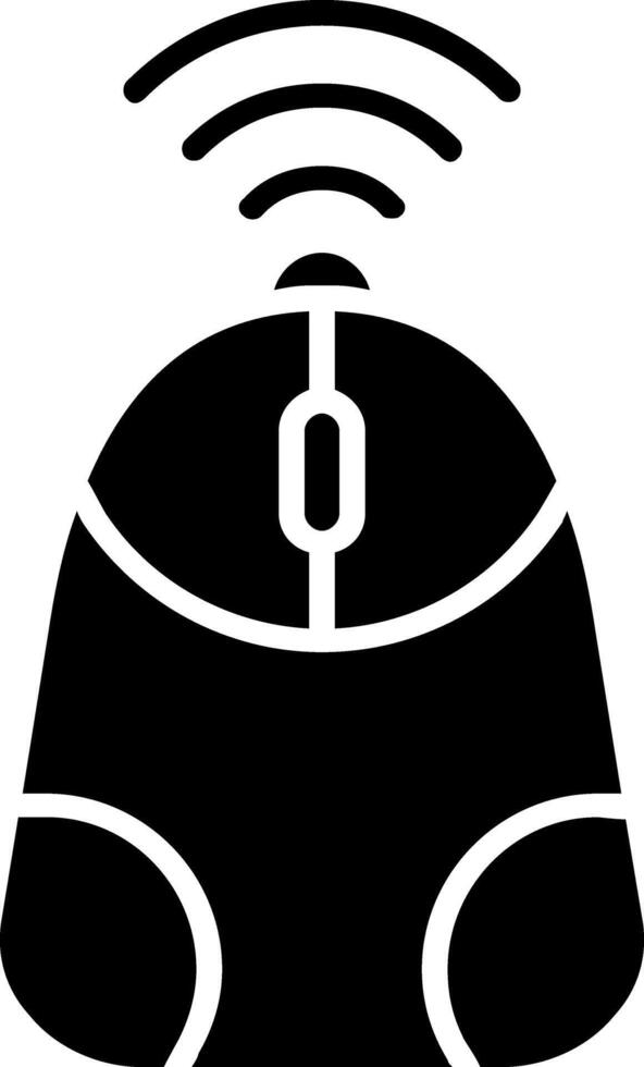 ícone de glifo do mouse vetor