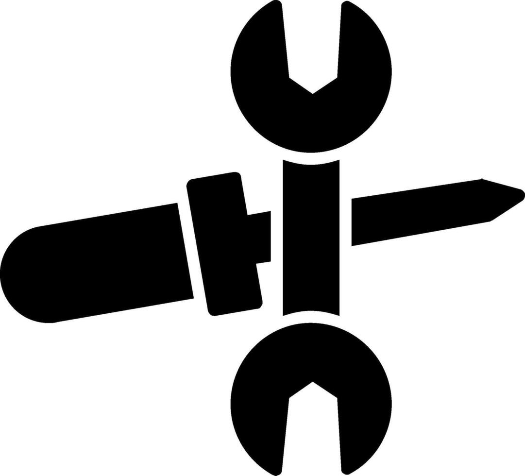 ícone de glifo de manutenção vetor