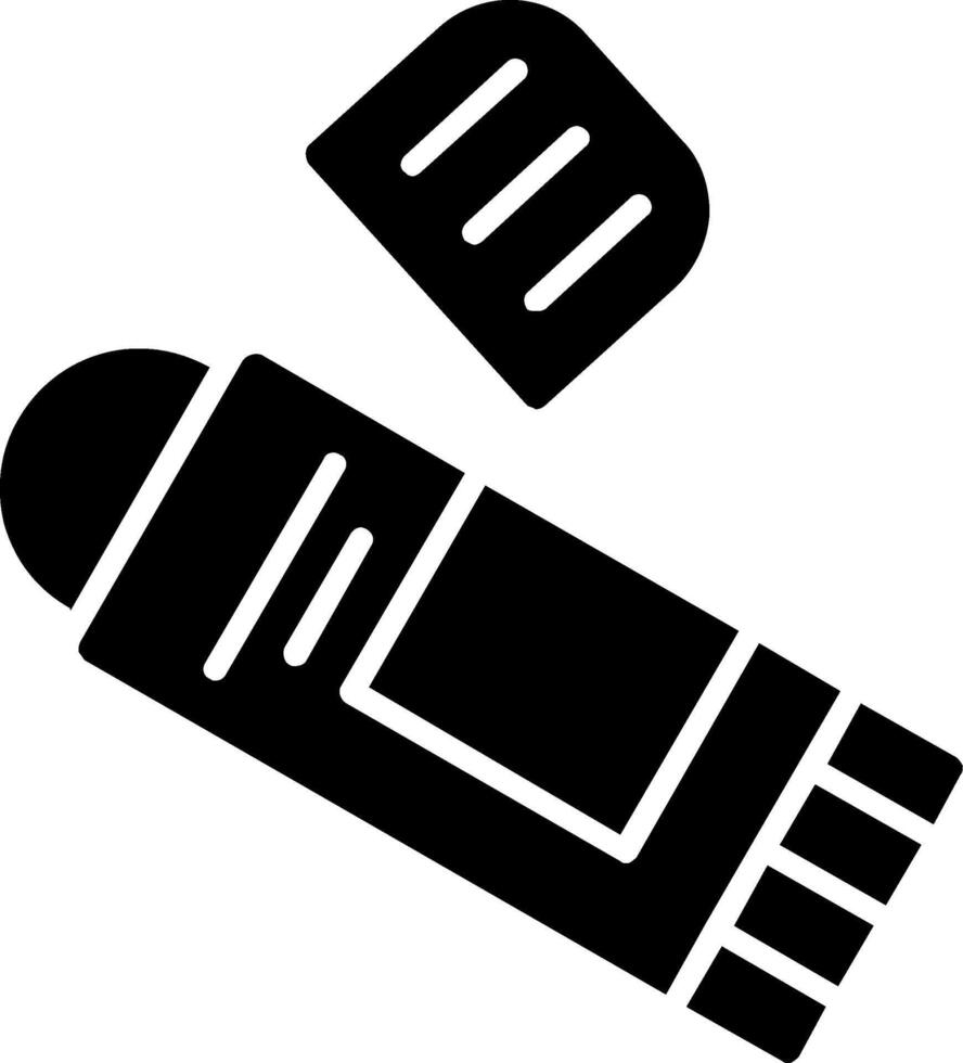 ícone de glifo de cola vetor