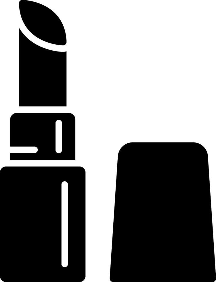 ícone de glifo de batom vetor