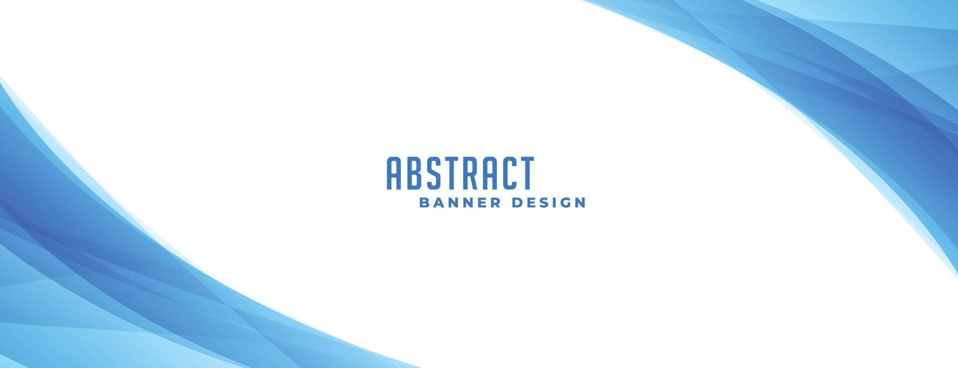 abstrato dinâmico formas azul bandeira para o negócio apresentação vetor