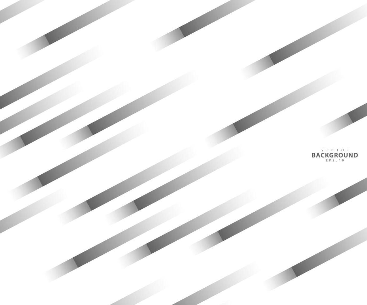 abstrato linhas cinzento e branco tecnologia geométrico Projeto. listras branco e cinzento gradiente fundo. ilustração - , eps 10 vetor