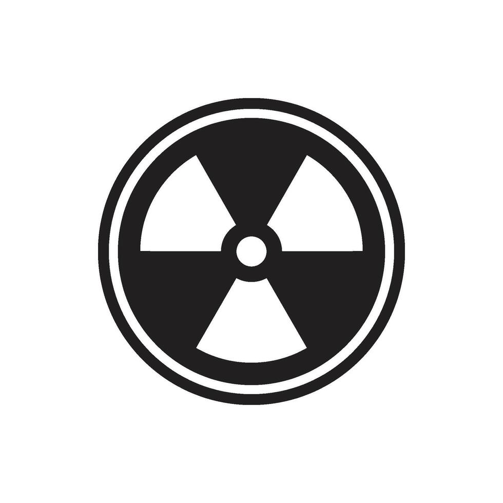 nuclear ícone logotipo vetor