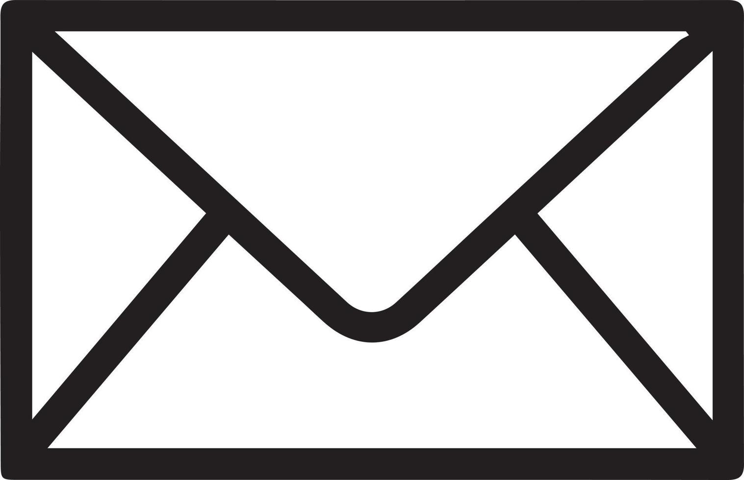 ícone de proteção de e-mail vetor