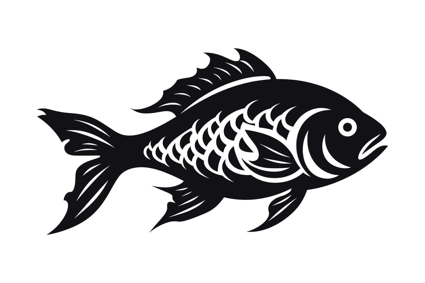 ilustração do uma peixe vetor