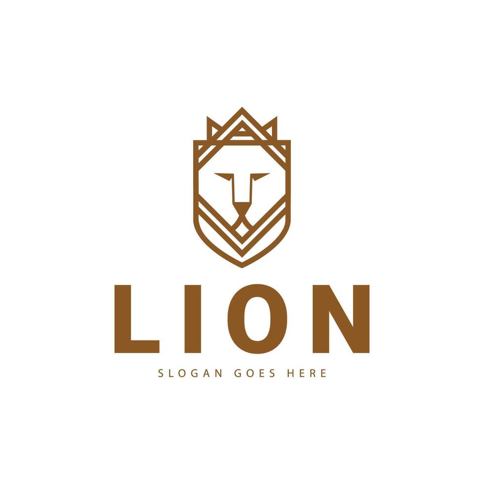 leão logotipo, adequado para Essa do você quem estão olhando para uma leão logotipo vetor