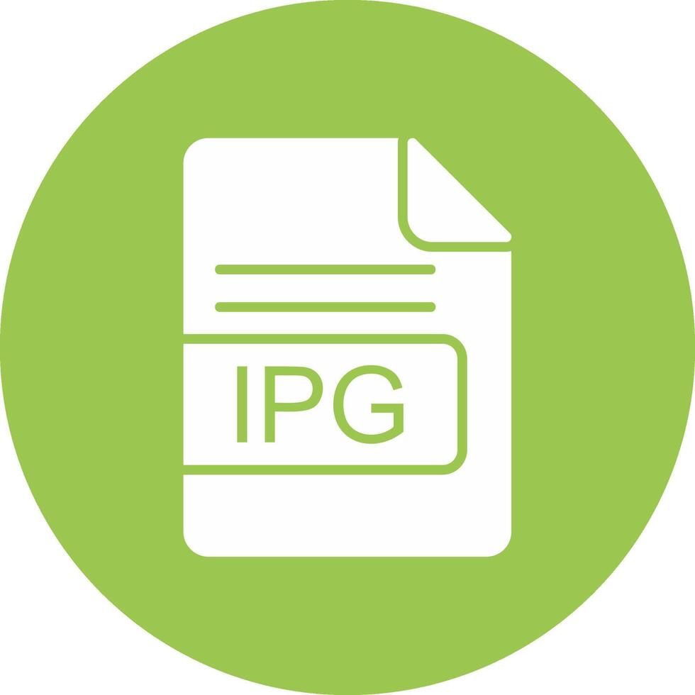 IP Arquivo formato glifo multi círculo ícone vetor