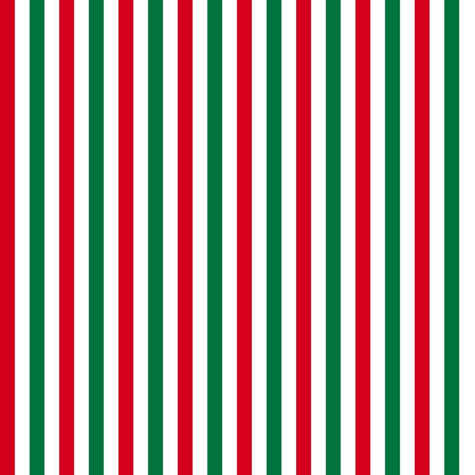 Projeto do teste padrão simplesmente sem costura para presente de Natal com tiras vermelhas e verdes isoladas no fundo branco. vetor