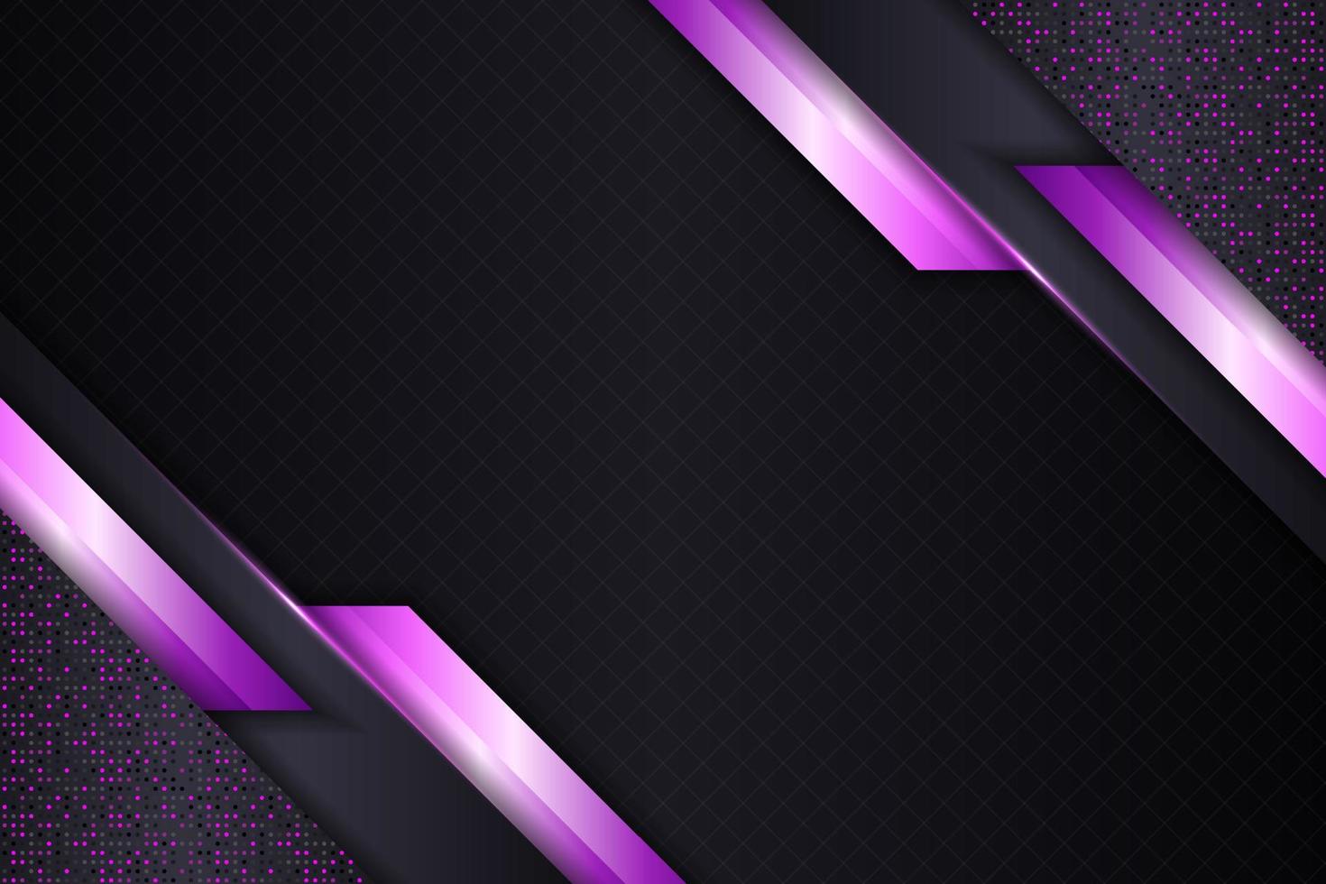 fundo moderno 3d realista elegante diagonal sobreposto a roxo brilhante com glitter vetor