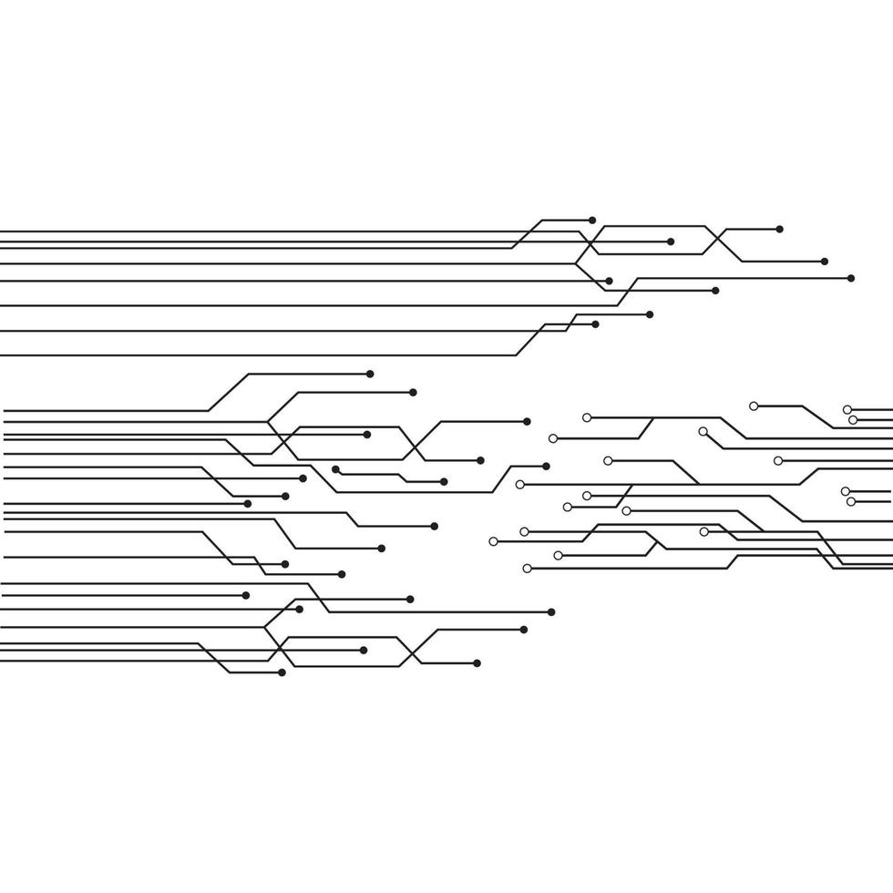 circuito logotipo modelo ilustração vetorial ícone design vetor