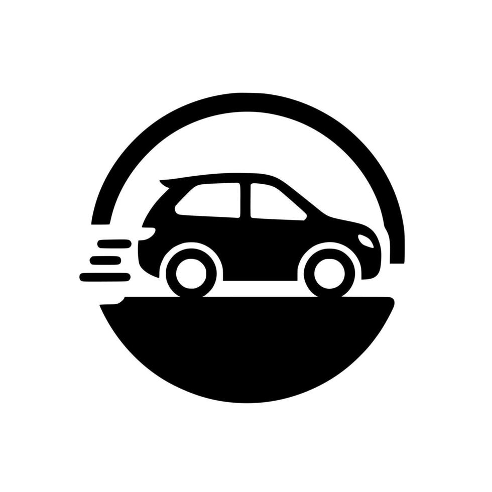 desenho do ícone do carro vetor