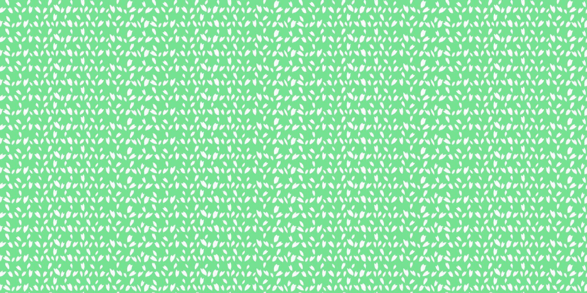 simples abstrato textura com polca pontos, gotas, pontos desatado padronizar. verde fundo com criativo listrado linhas dentro formas minúsculo flocos de neve, círculos, folhetos. mão desenhado esboço. vetor