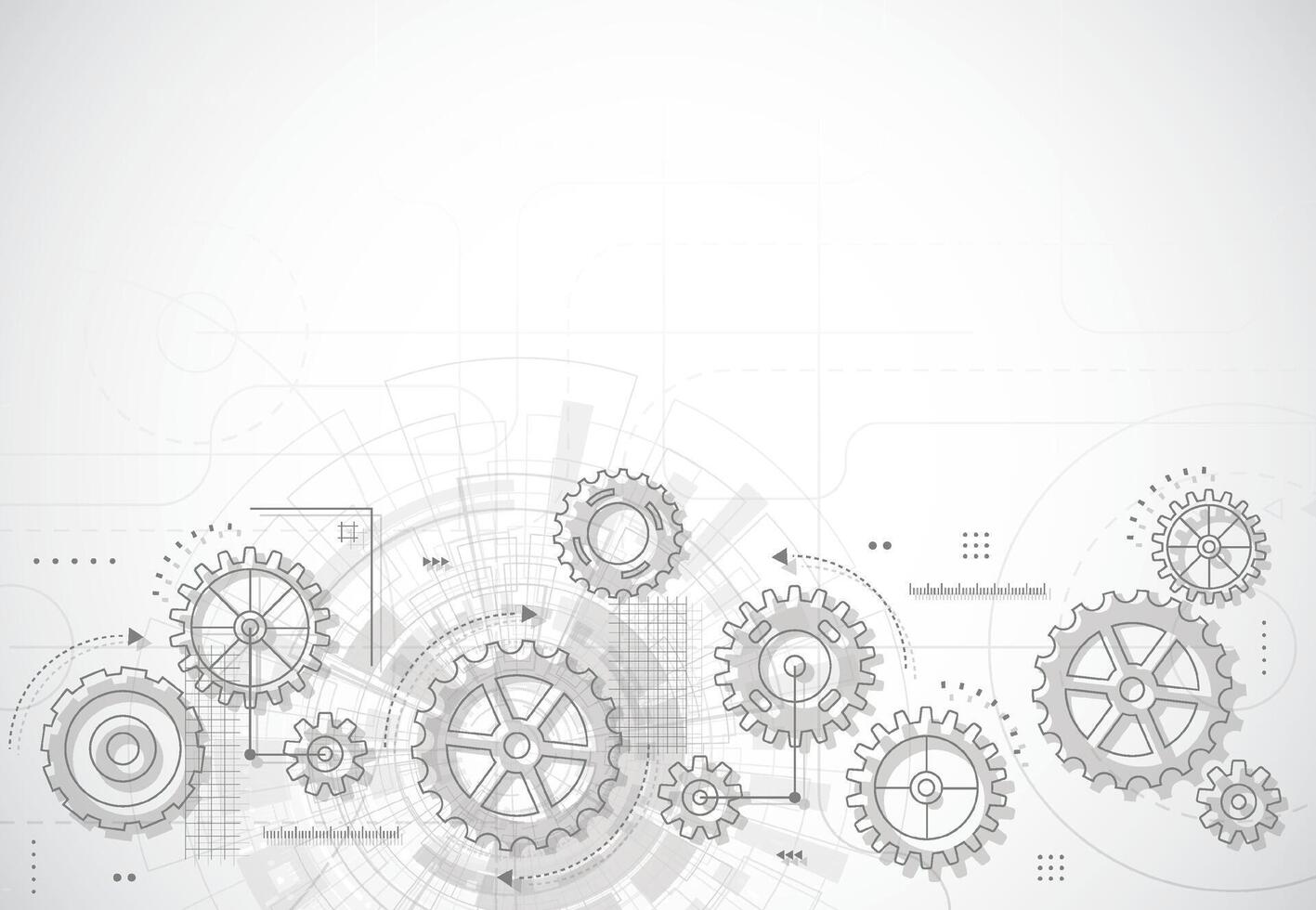 abstrato engrenagem roda mecanismo fundo. máquina tecnologia vetor