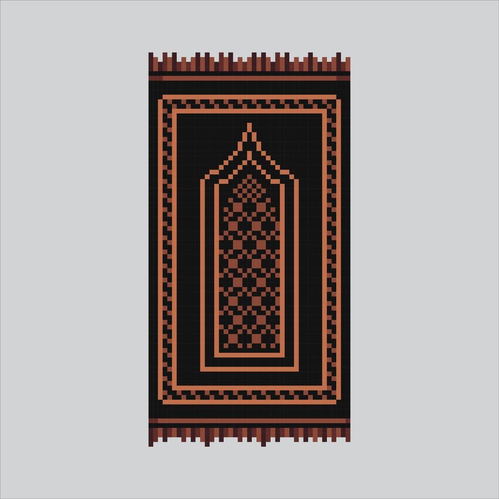 pixel arte ilustração árabe tapete. pixelizada árabe tapete. árabe tapete tapete fruta pixelizada para a pixel arte jogos e ícone para local na rede Internet e jogo. velho escola retrô. vetor