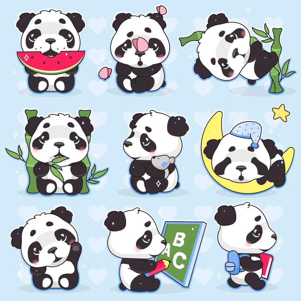 Desenho de Panda Emoji para colorir