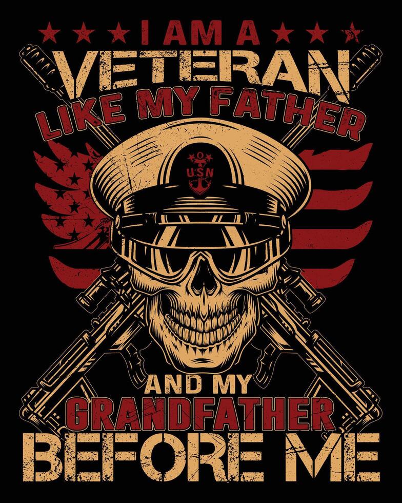 Eu sou uma veterano gostar meu pai e meu avô antes mim vetor