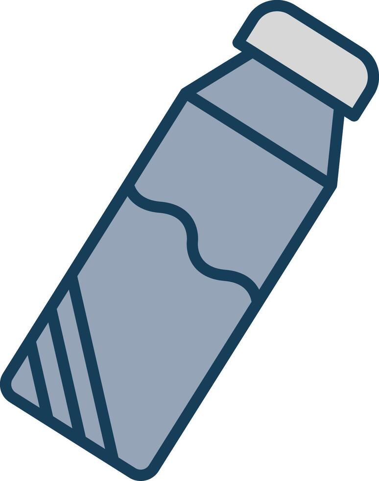 garrafa linha preenchidas cinzento ícone vetor