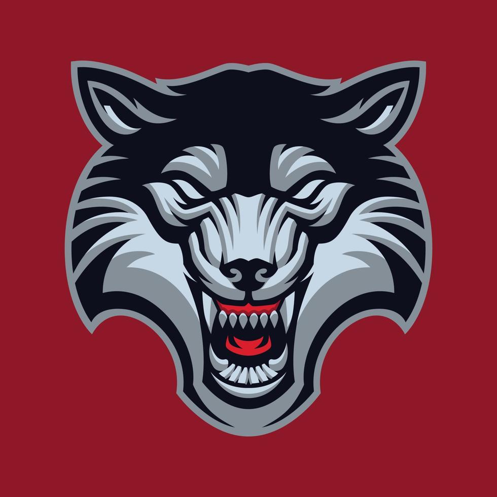 logotipo do vetor lobo