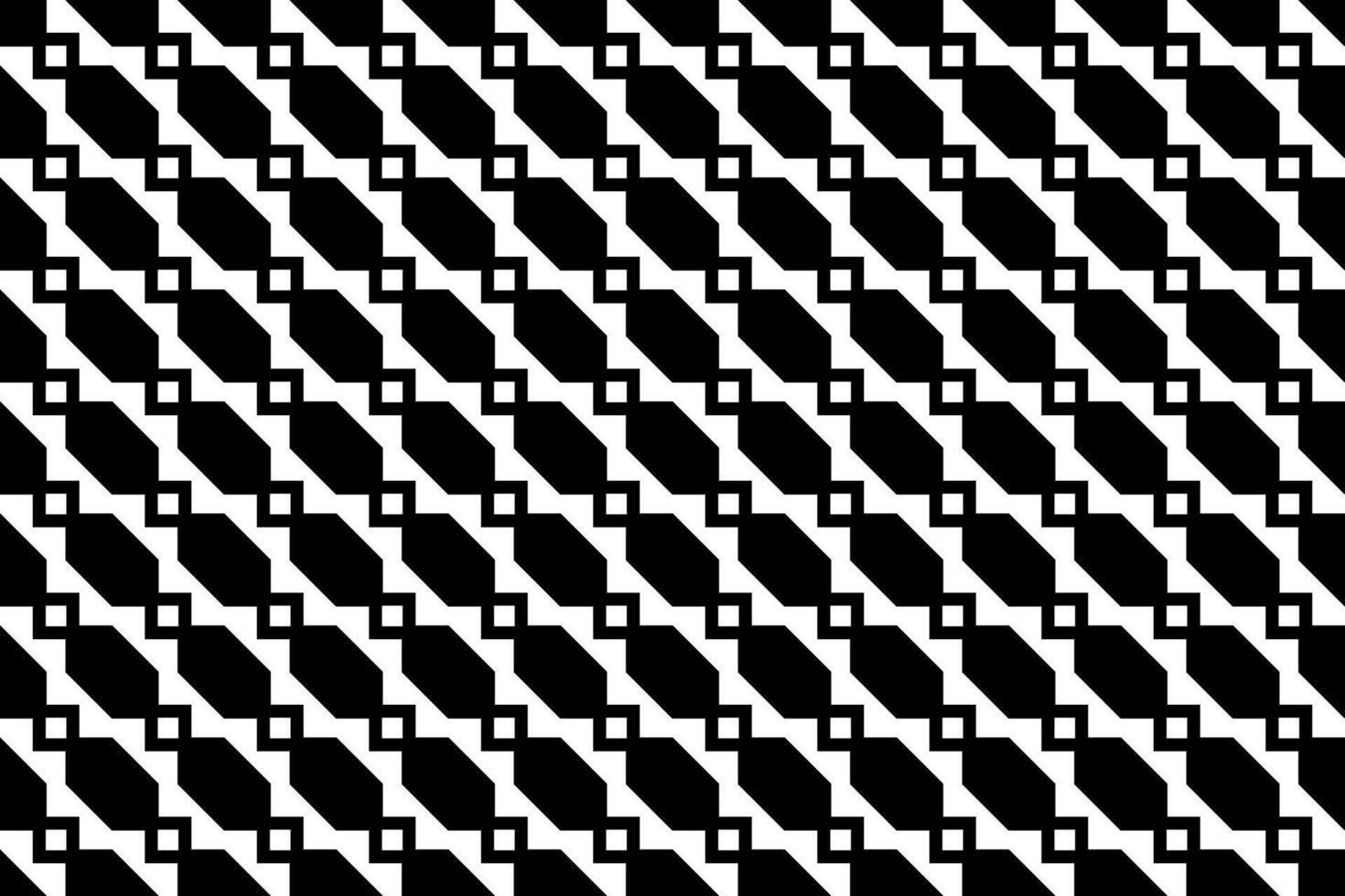 abstrato desatado recorrente padronizar. Preto e branco desatado geométrico têxtil padronizar. abstrato mosaico telha papel de parede decoração. vetor