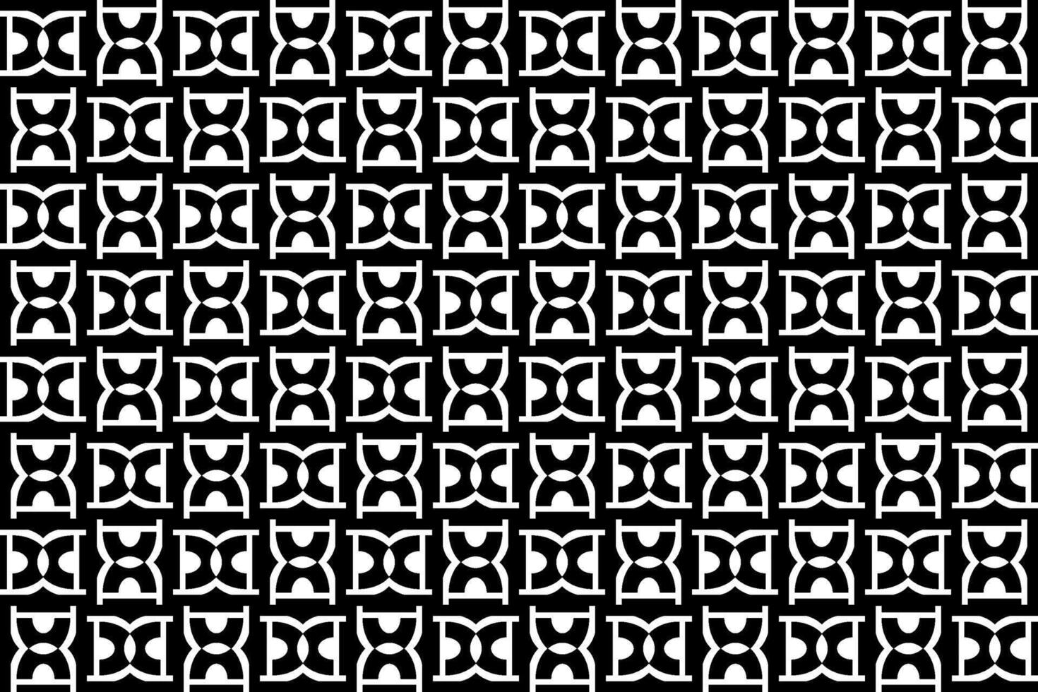 abstrato desatado recorrente padronizar. Preto e branco desatado geométrico têxtil padronizar. abstrato mosaico telha papel de parede decoração. vetor