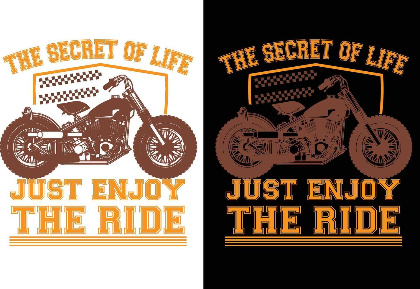 design de camiseta de moto vetor