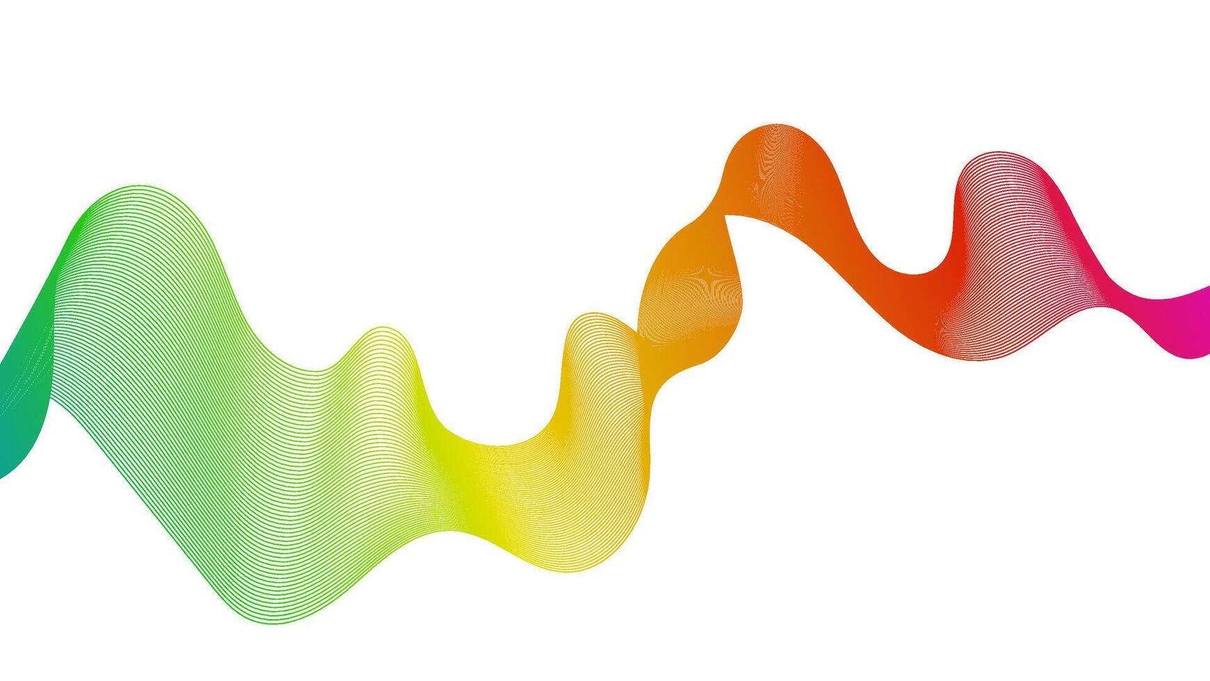 abstrato pano de fundo com onda gradiente linhas vetor