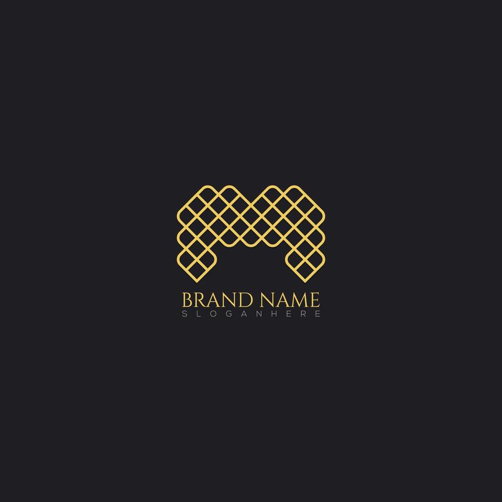 m logotipo Projeto modelo moderno gráfico branding elemento vetor