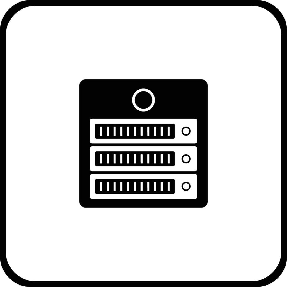 armazenamento dados ícone símbolo imagem para base de dados ilustração vetor