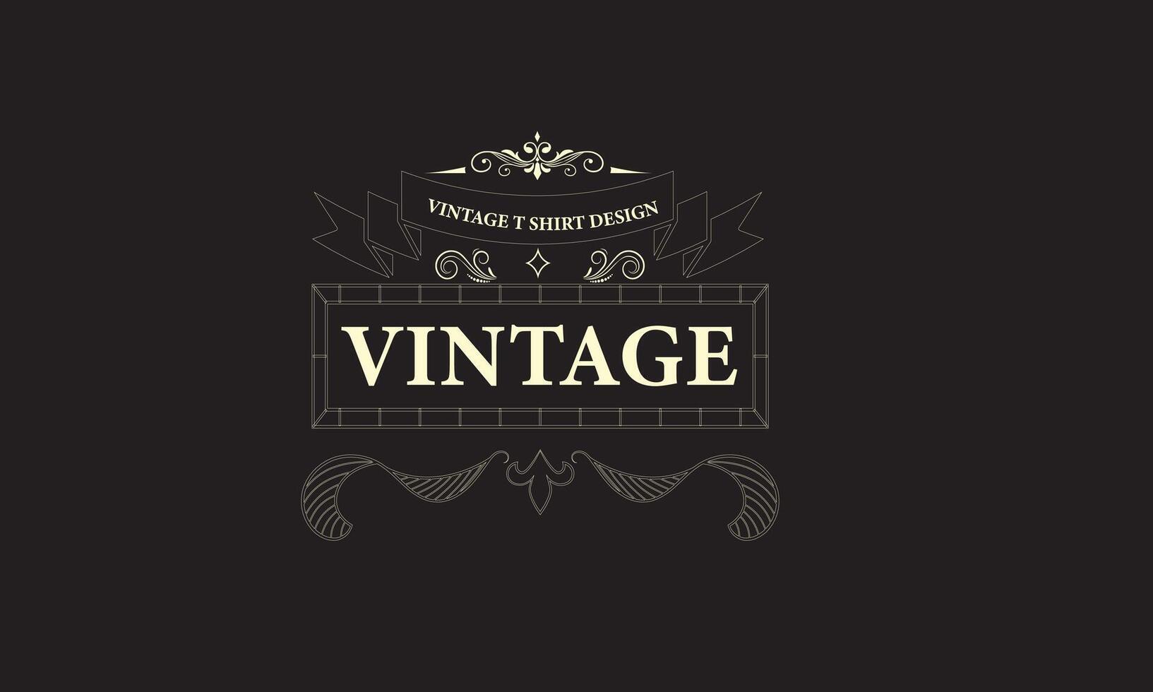 design de camiseta vintage retrô vetor