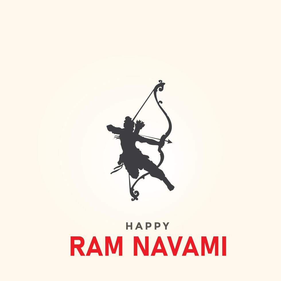 shree RAM navami. criativo RAM navami Publicidades, feliz RAM navami dia criativo projeto, 3d ilustração vetor