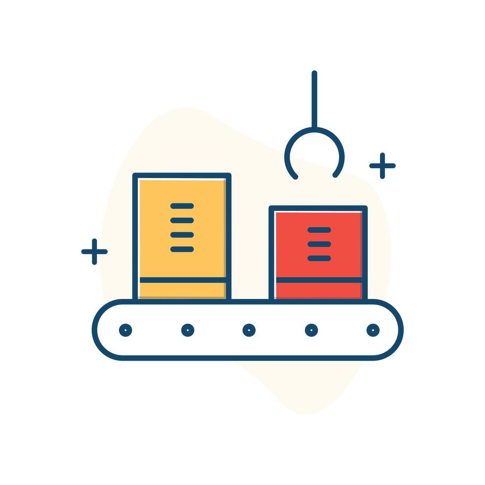 automatizado logística criação ícone Projeto vetor