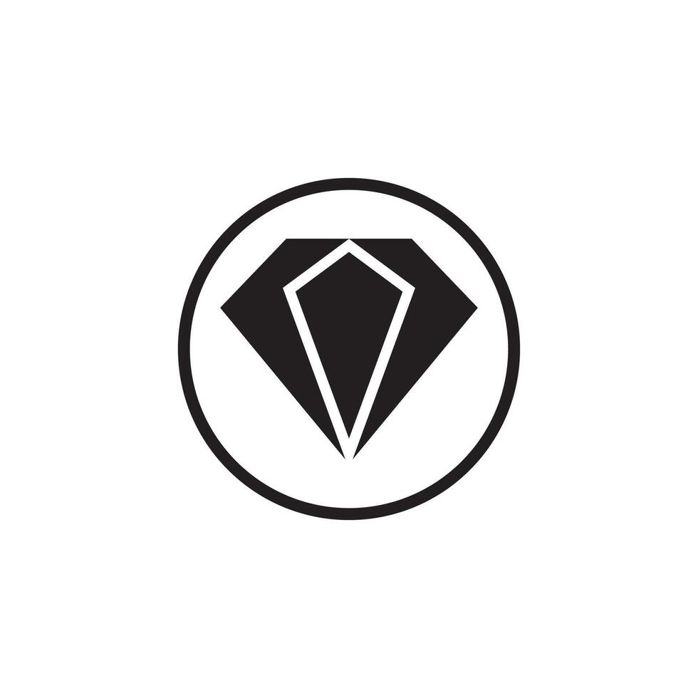 diamante logotipo modelo ícone ilustração Projeto vetor