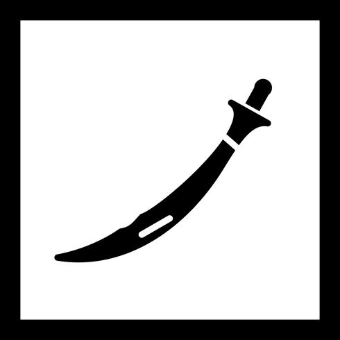 Ícone de espada de vetor