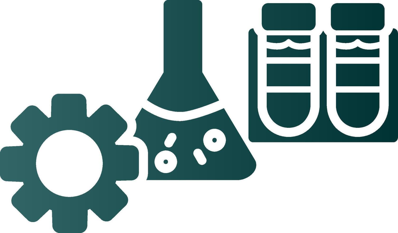 experimente o ícone de gradiente de glifo vetor