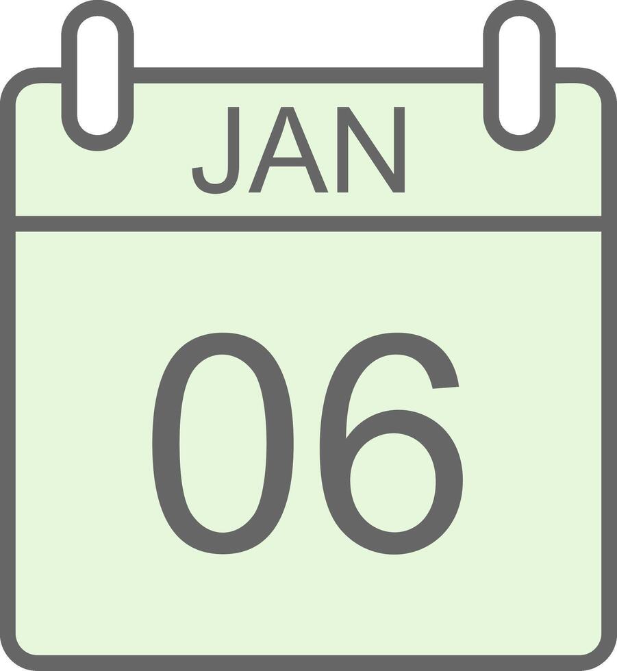 janeiro potra ícone Projeto vetor