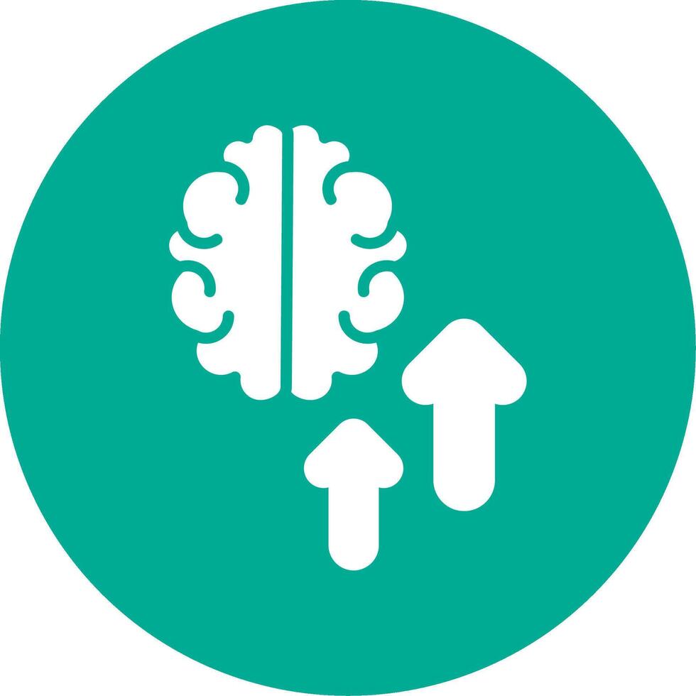 inteligência multi cor círculo ícone vetor