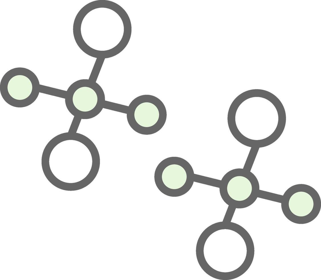 moléculas potra ícone Projeto vetor