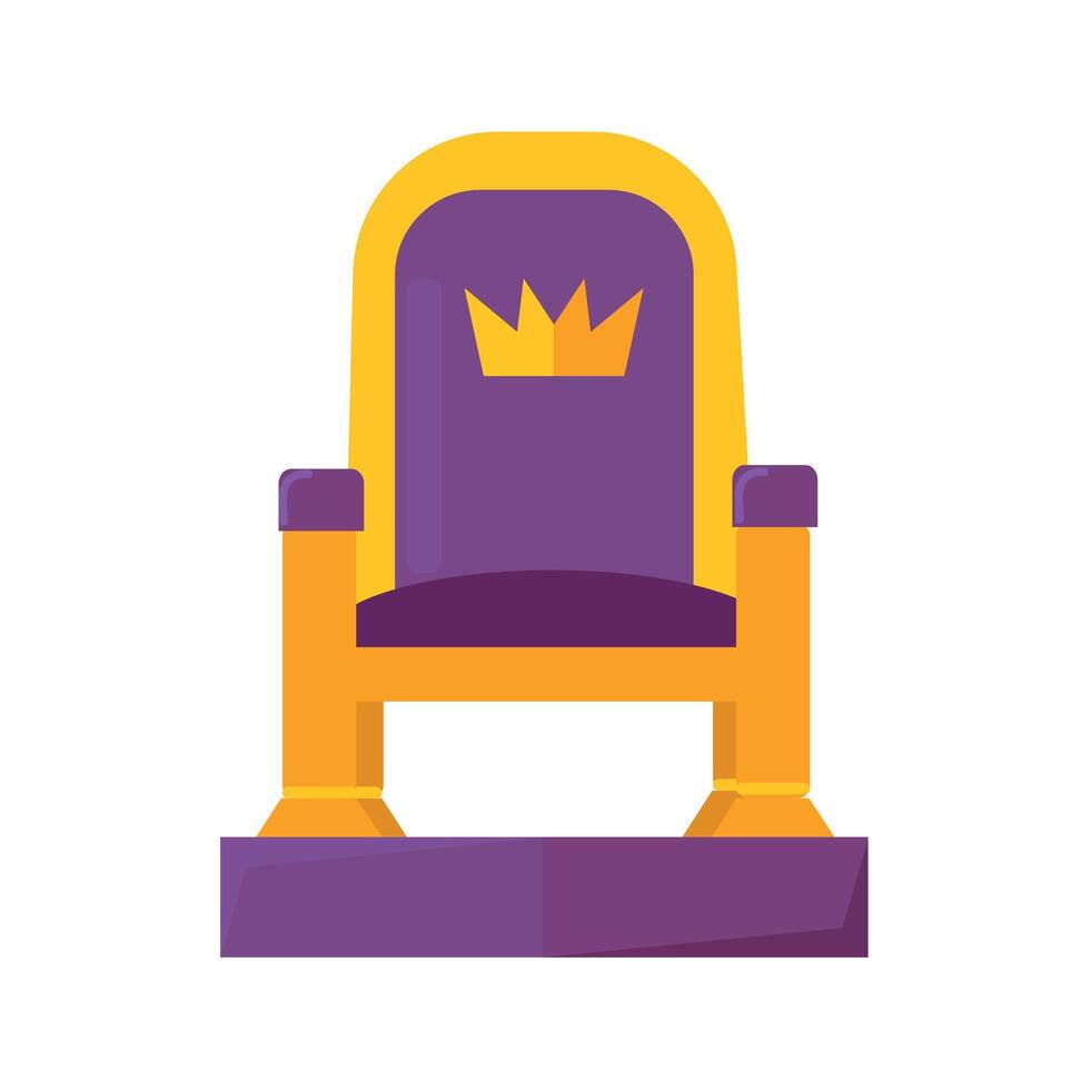 trono ícone clipart avatar logótipo isolado ilustração vetor