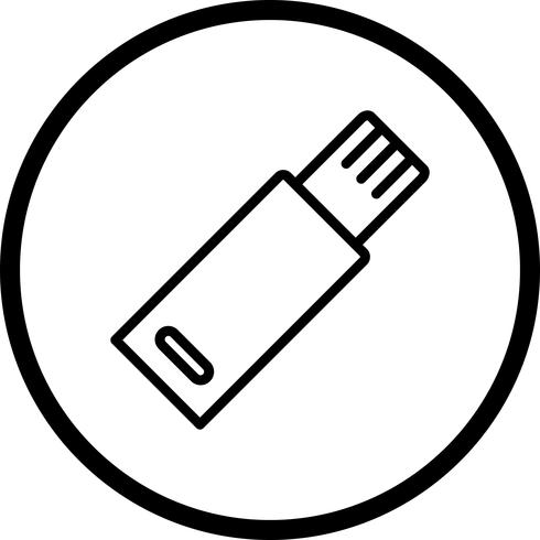 Ícone do vetor USB