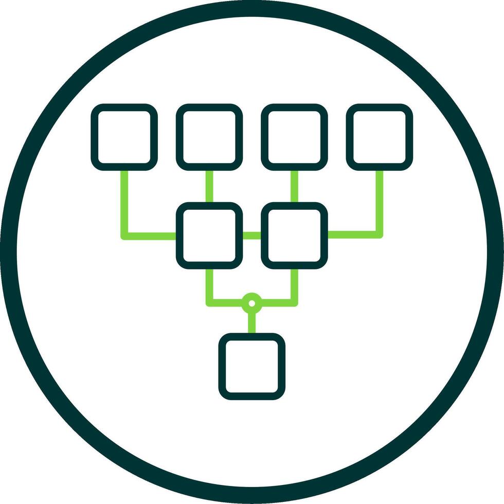 estrutura linha círculo ícone Projeto vetor