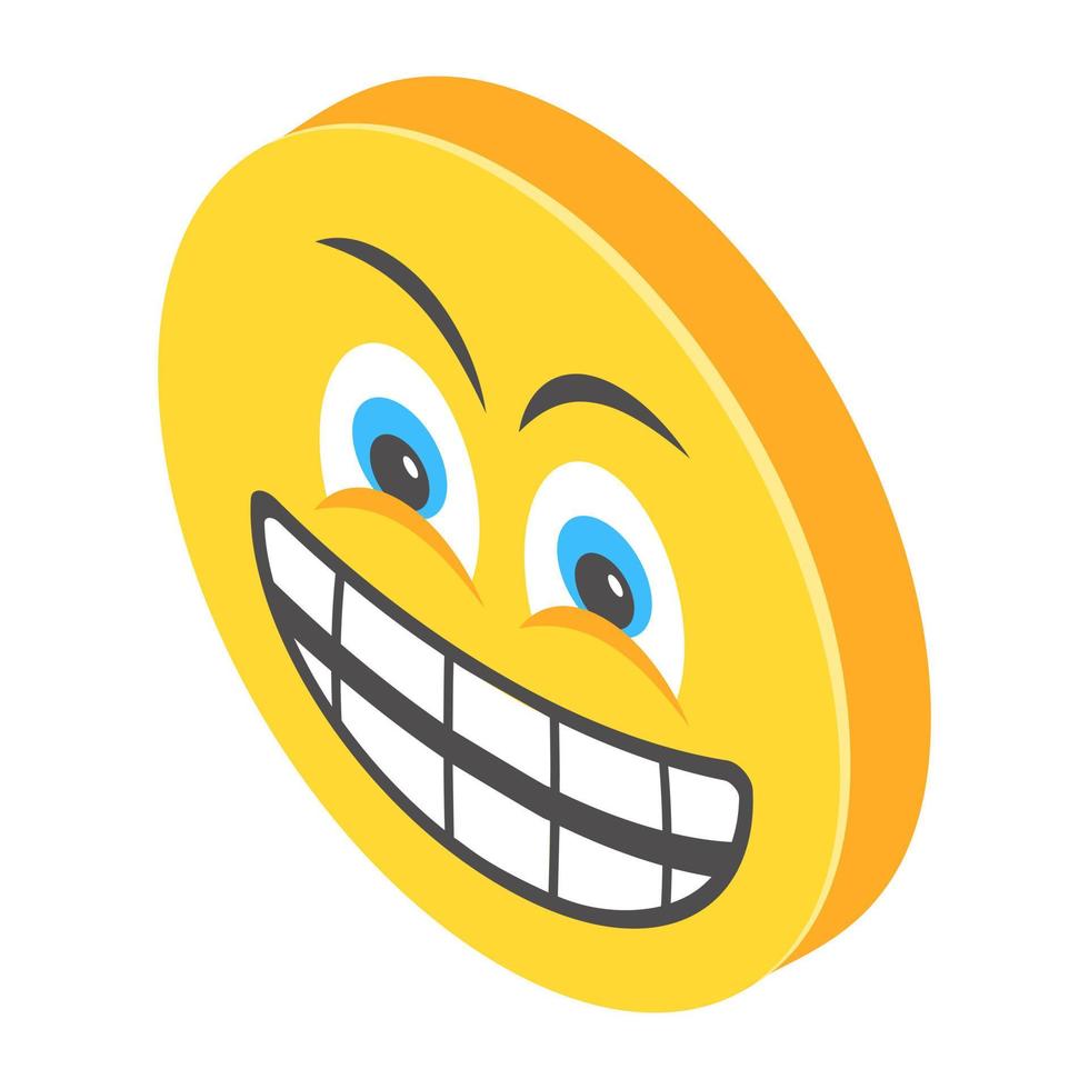 conceitos de emoticon da moda vetor