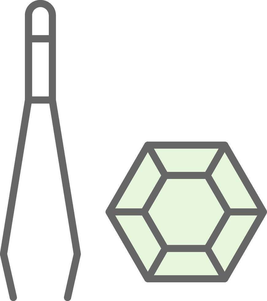 pinças potra ícone Projeto vetor