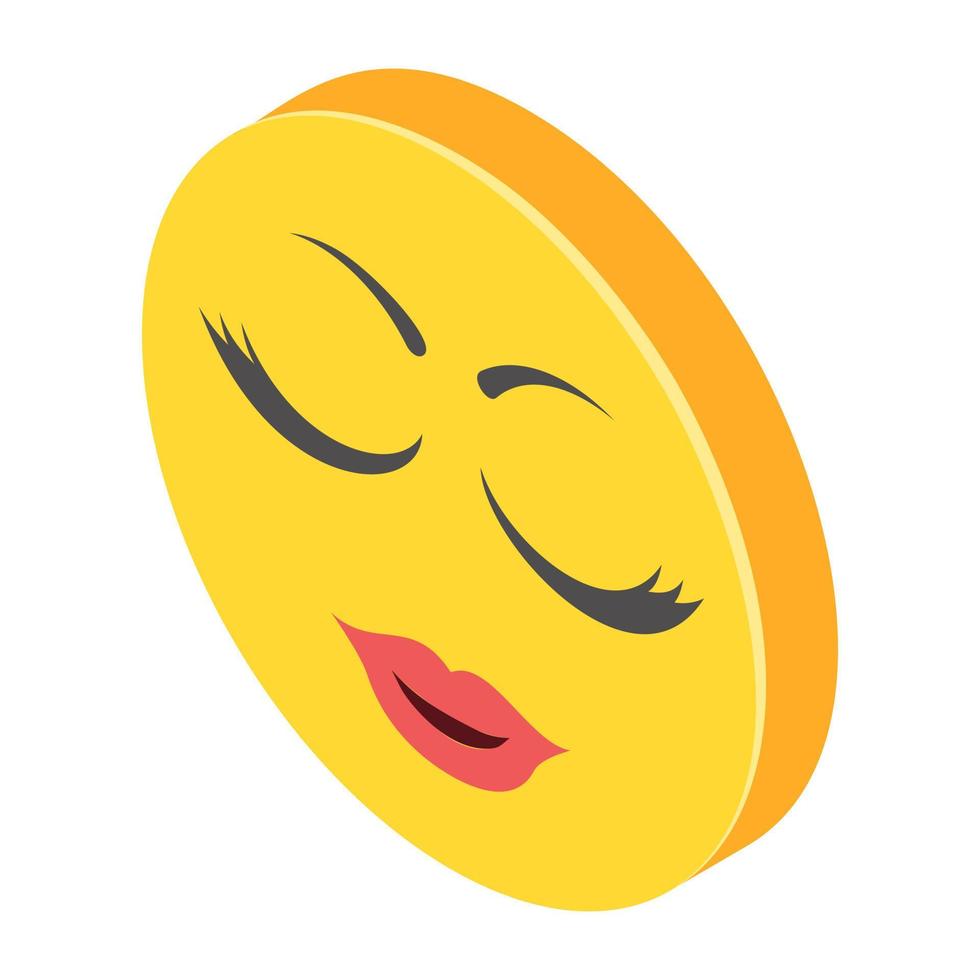 conceitos de emoticon da moda vetor