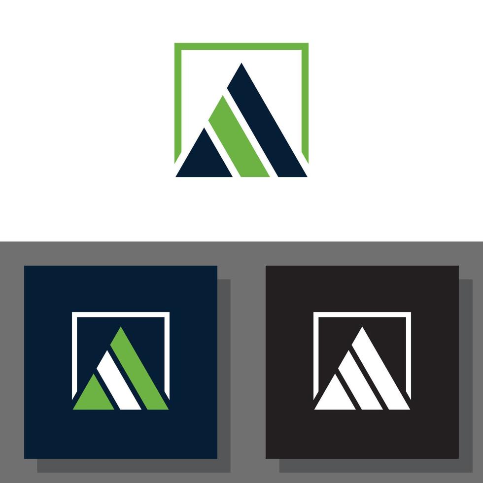 modelo de logotipo de design minimalista de finanças vetor
