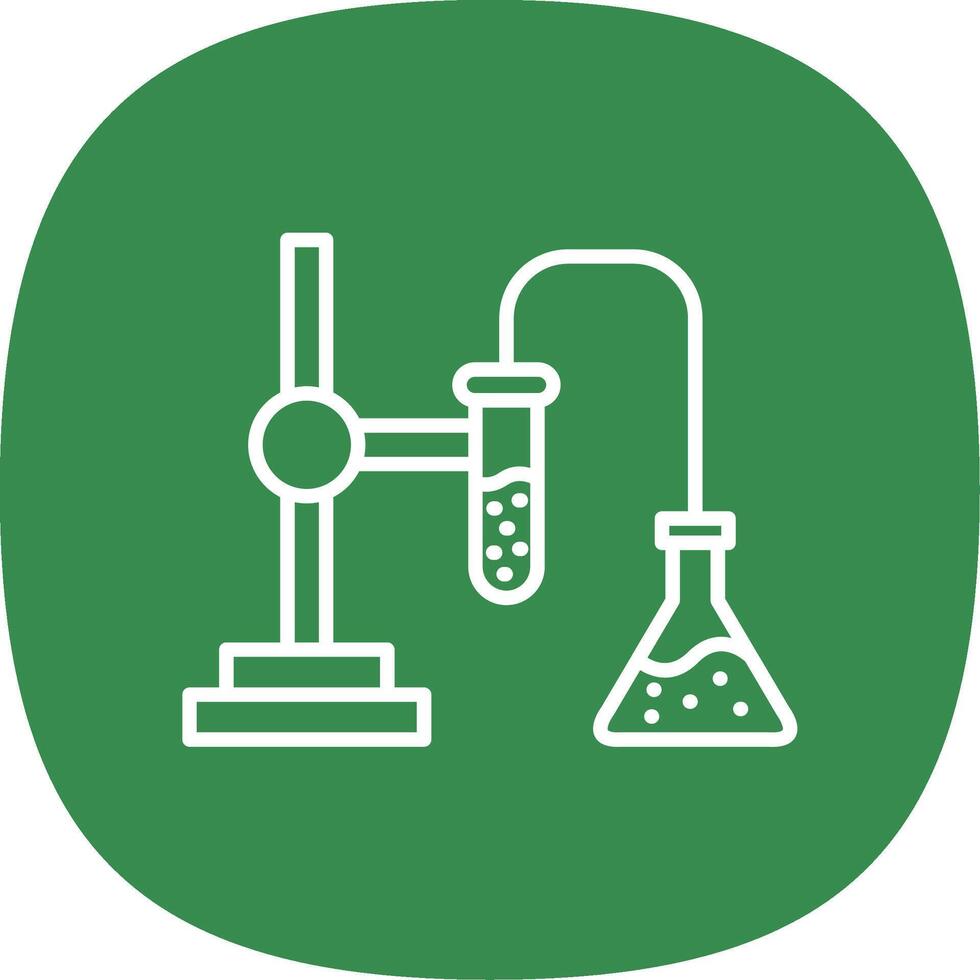 teste tubos linha curva ícone Projeto vetor